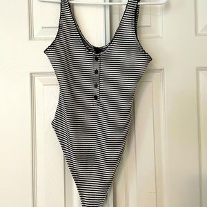 Black and White Wild Fable Onsie Tank